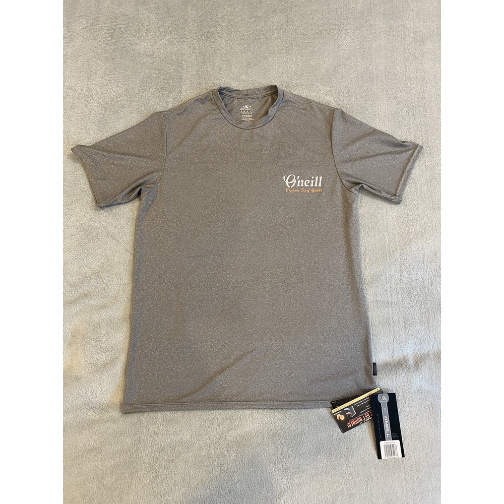 NWT Mens O'Neill Hyper Dry Athletic Sun Tee T Shirt Custom Surf UPF 50+ Small S